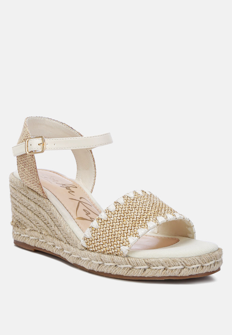 Lucas Raffia Wedge Espadrilles