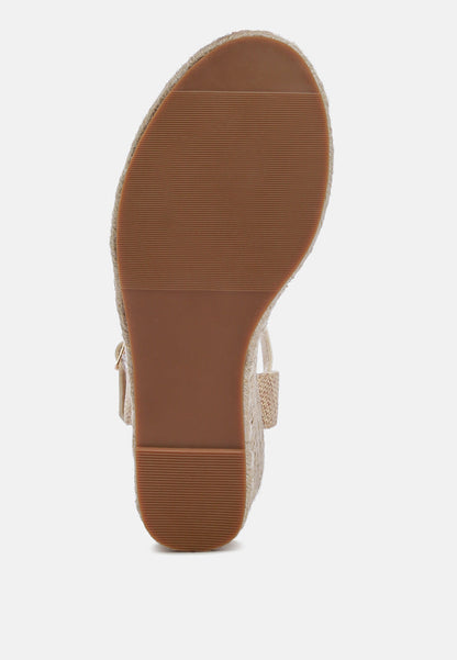 Lucas Raffia Wedge Espadrilles