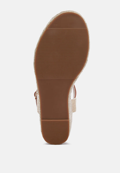 Lucas Raffia Wedge Espadrilles