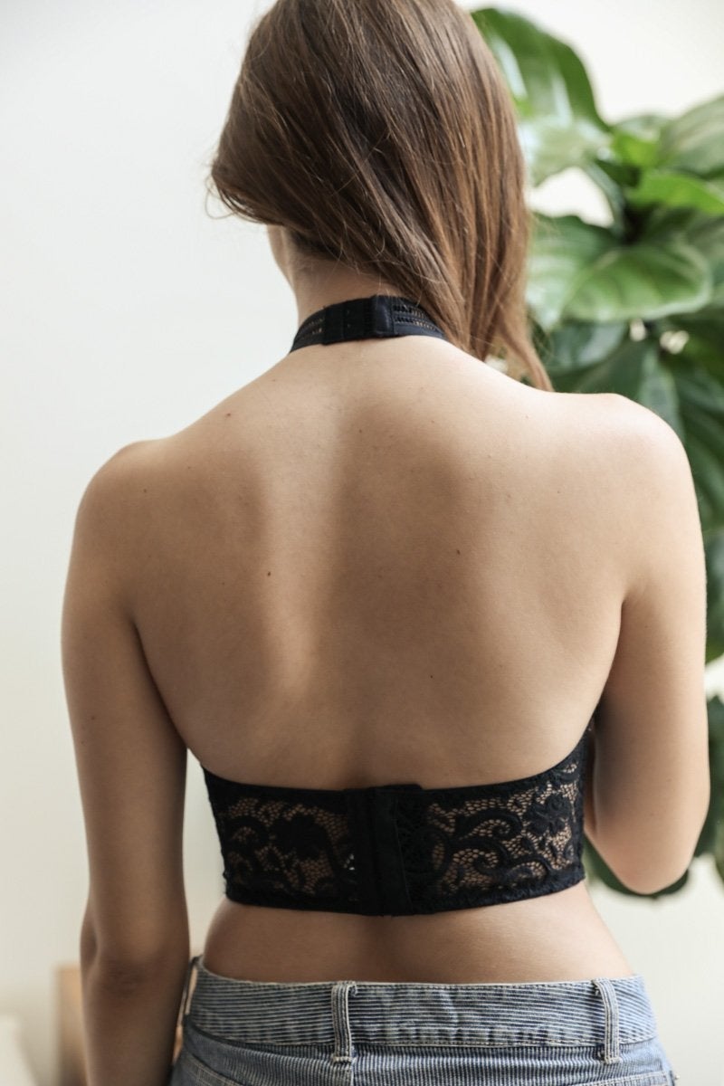Irene Choker Mesh Bralette