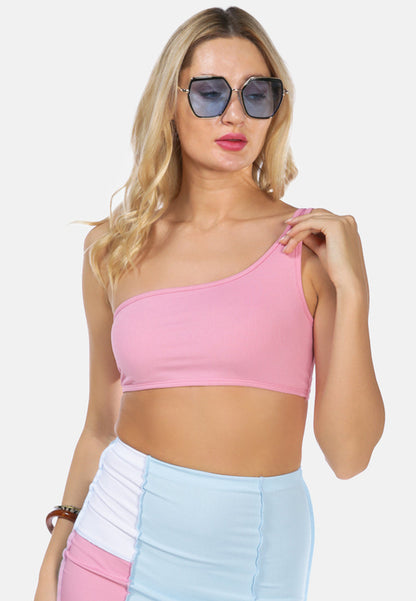 REESE One Shoulder Bikini Top