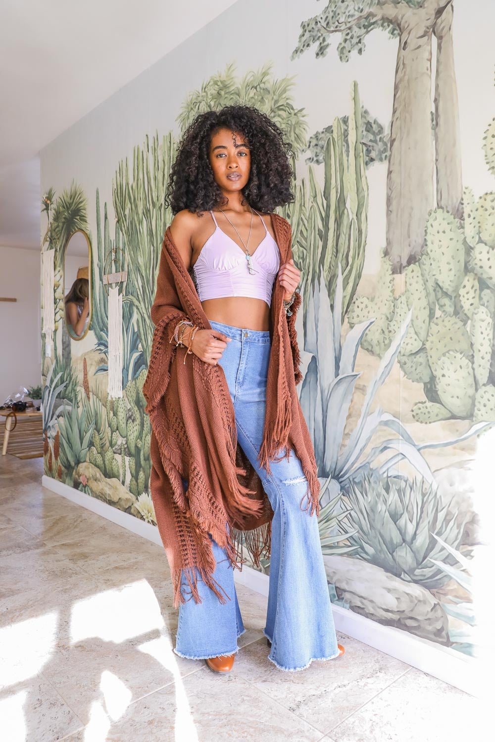 Meredith Bohemian Ruana