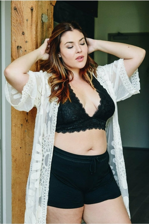 Juliette Plus Size Halter Bralette