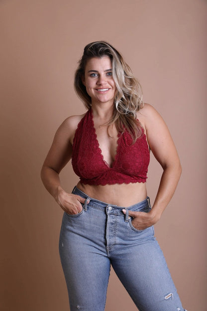 Juliette Plus Size Halter Bralette