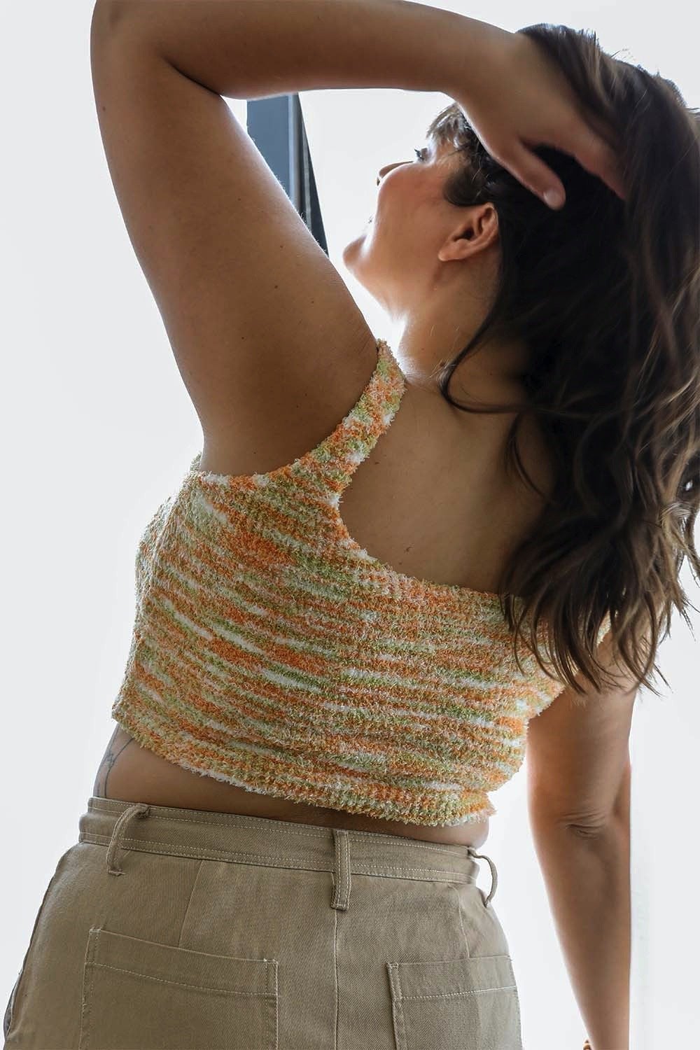Joyce Plus Cozy Knit Lounge Crop