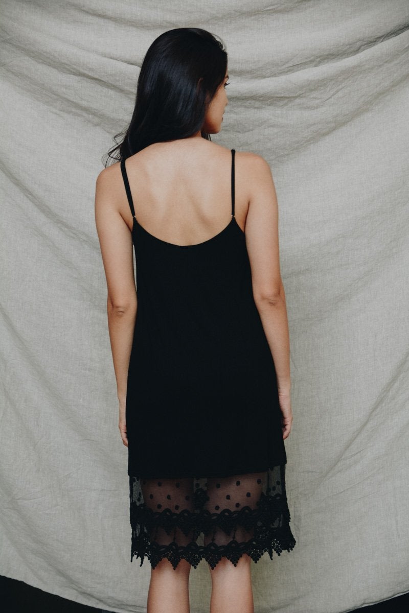 HAZY Polka Dot Lace Dress
