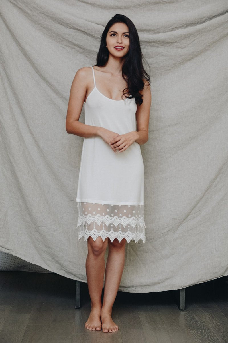 HAZY Polka Dot Lace Dress
