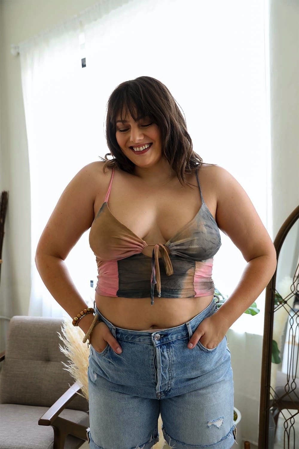 Juliette Plus Size Keyhole Brami