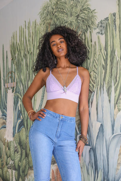 Jane Lee Stretchy Lace Brami Cami Top