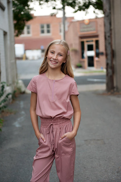 Danica Johnson Spirit Jumpsuit in Pink Lemonade