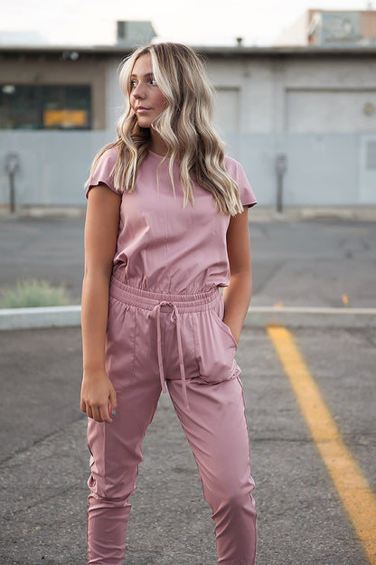 Danica Johnson Spirit Jumpsuit in Pink Lemonade