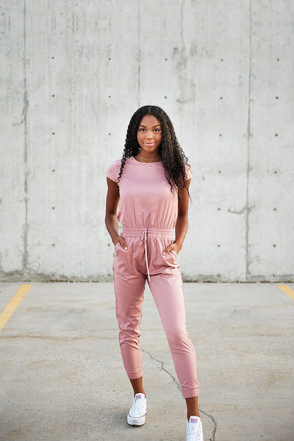 Danica Johnson Spirit Jumpsuit in Pink Lemonade