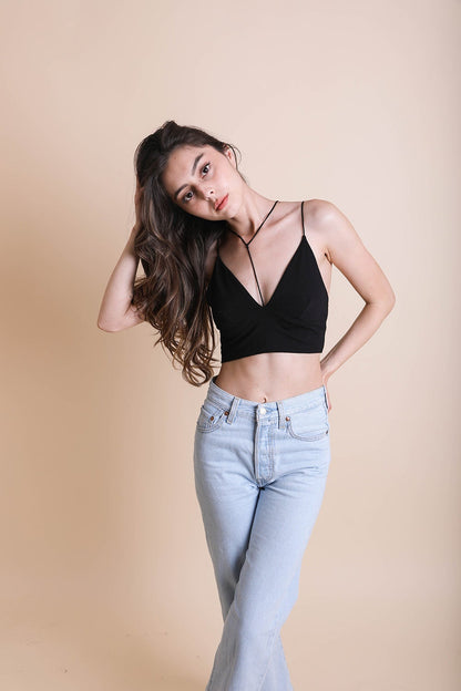 Irene Y-Neck Crop Top