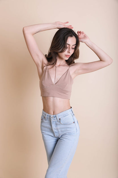 Irene Y-Neck Crop Top